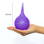 Ohrenreiniger 200 ml in der Hand, 15,5 cm hoch und 8 cm breit