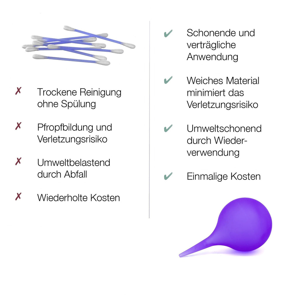 Ohrenreiniger im Vergleich mit Wattestäbchen