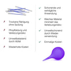 Ohrenreiniger im Vergleich mit Wattestäbchen