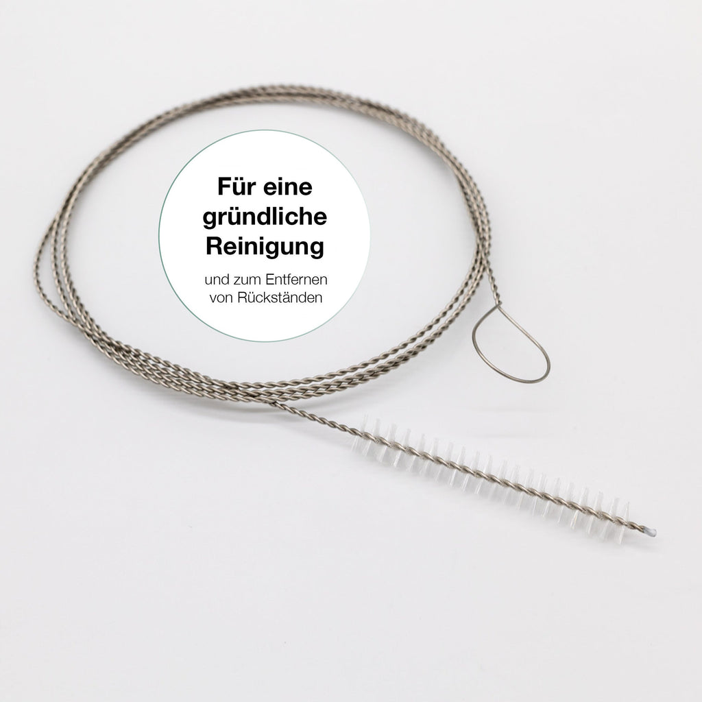 Lange Schlauchbürste zum Reinigen des Silikonschlauchs